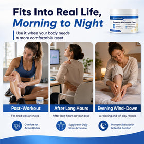 Kranla in a bathroom routine setting showing convenient daily use after workouts