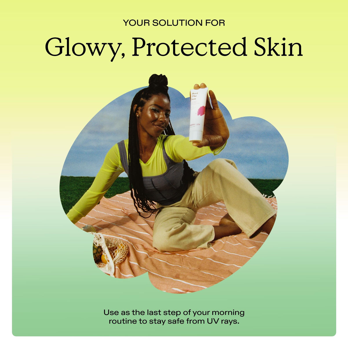 KraveBeauty back label close-up showing ingredient list and SPF details