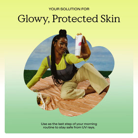 KraveBeauty back label close-up showing ingredient list and SPF details
