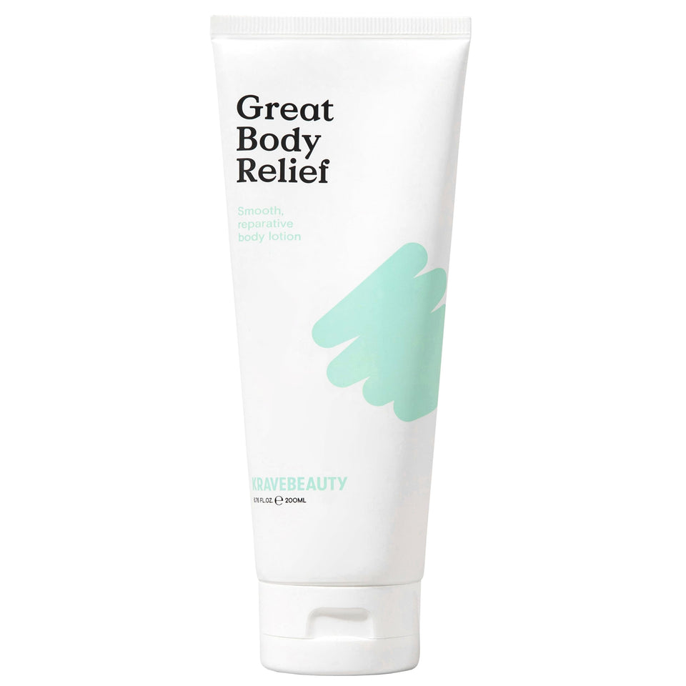 KraveBeauty front packaging showing bottle and label with clean design and benefit