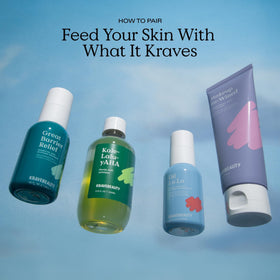 KraveBeauty packaging back with ingredient list and usage guidance visible