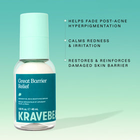 KraveBeauty milky serum texture close-up demonstrating fast absorption