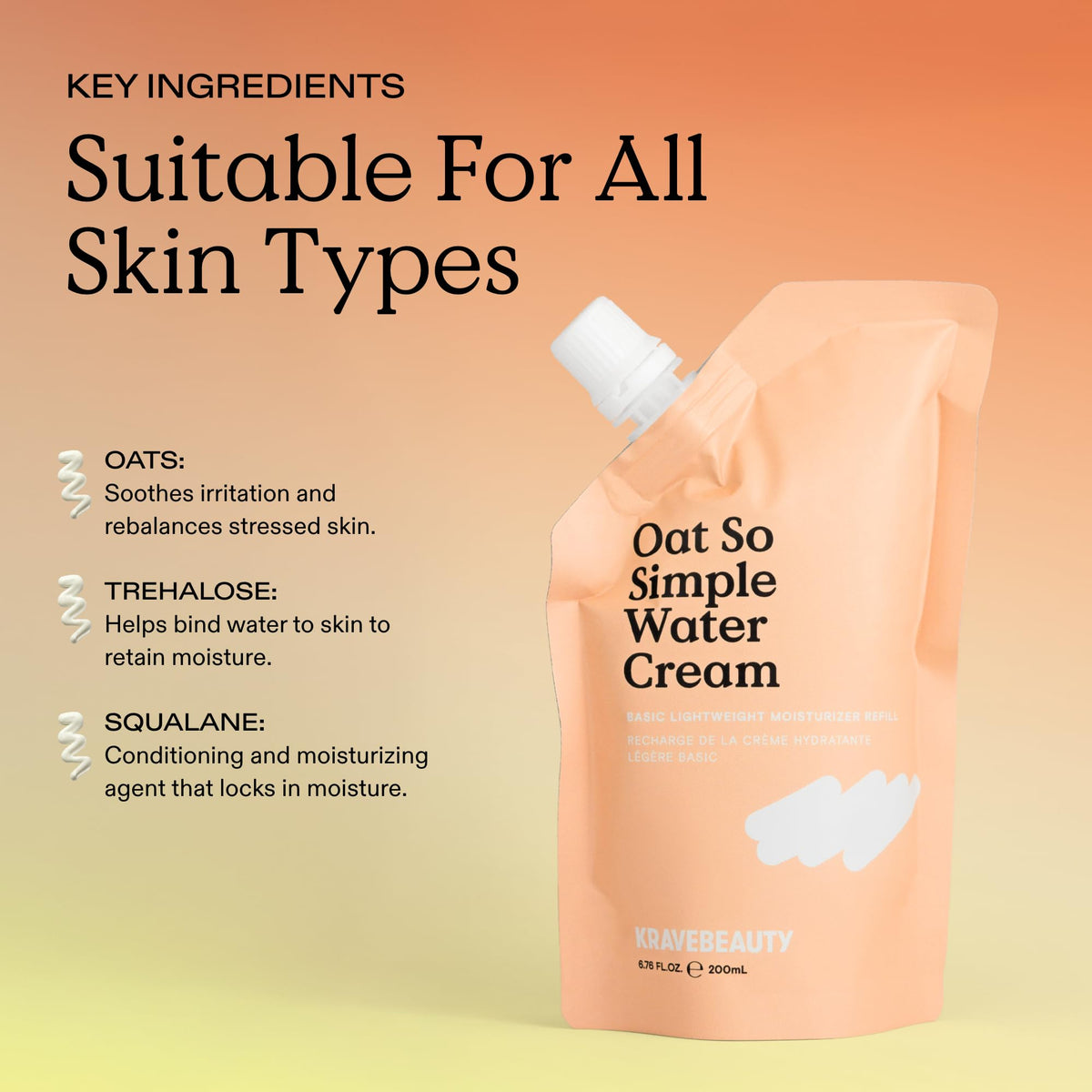 KraveBeauty water cream on bathroom shelf conveying everyday routine benefit