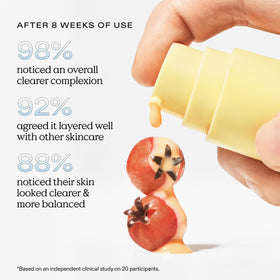 KraveBeauty Oil La La bottle beside a credit card showing compact travel-friendly size