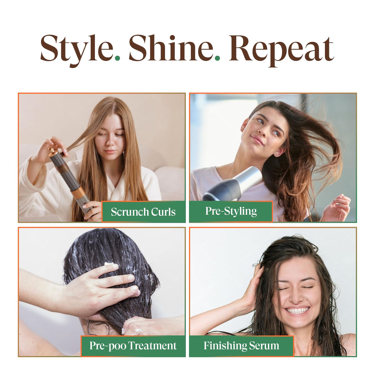 KREYÒL ESSENCE applied to hair ends reducing frizz and improving manageability