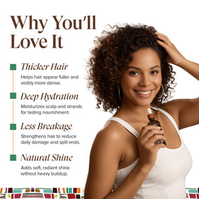 KREYÒL ESSENCE scalp application demonstration showing massage for itch relief