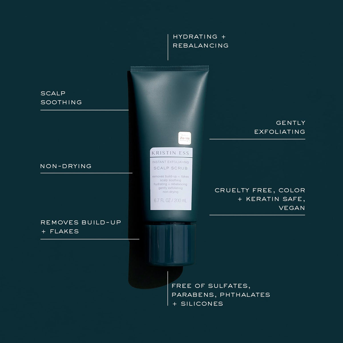 Kristin Ess applicator tip close-up for precise scalp application and control