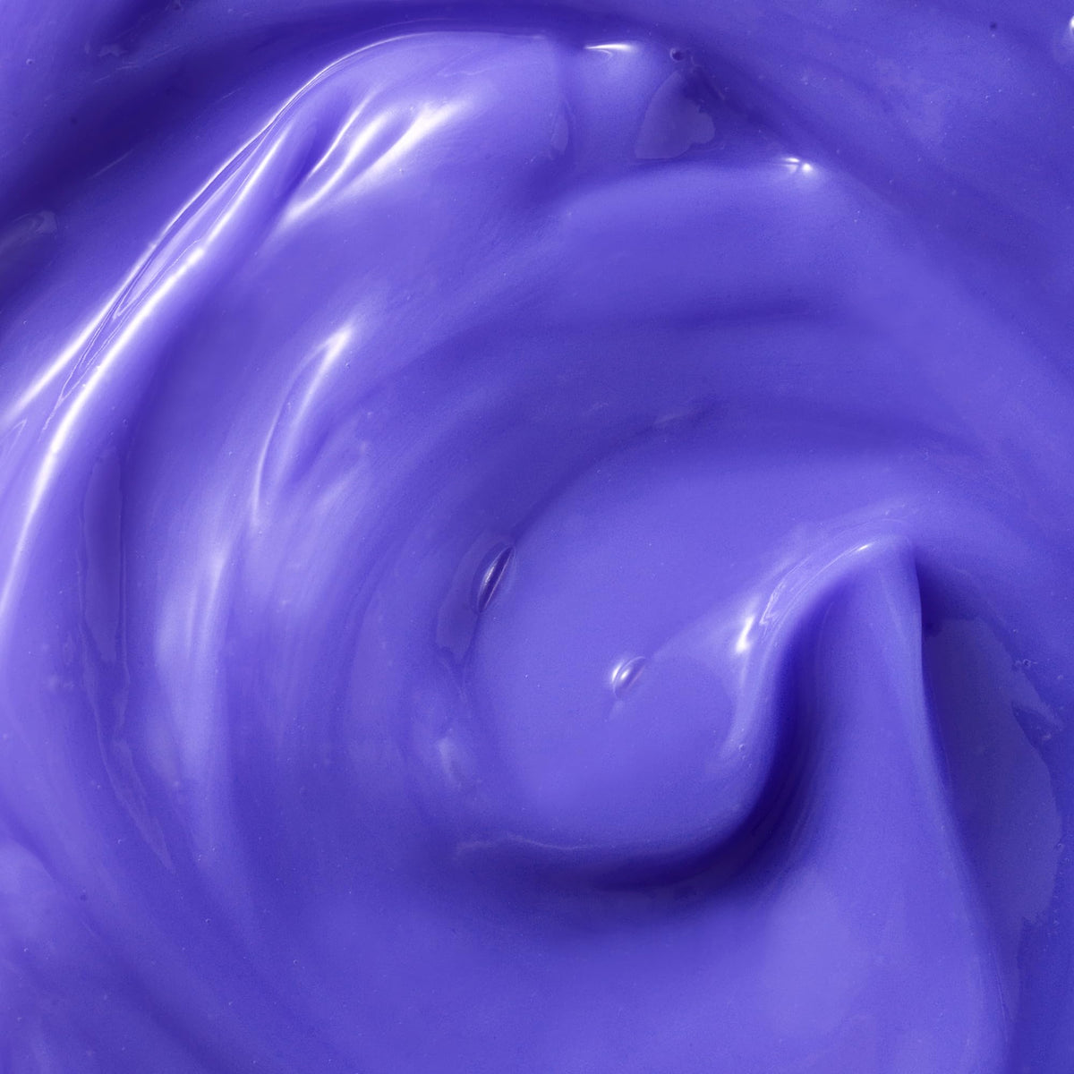 Creamy purple conditioner texture close-up demonstrating moisturizing action