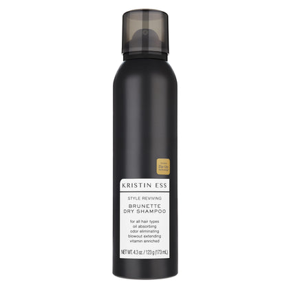 Kristin Ess front packaging showing tinted dry shampoo benefits