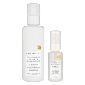 Kristin Ess front packaging bundle showing both bottles and benefits