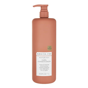 Kristin Ess front packaging showing product size and curl label benefits