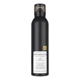 Kristin Ess front packaging showing volumizing dry shampoo for quick oil control