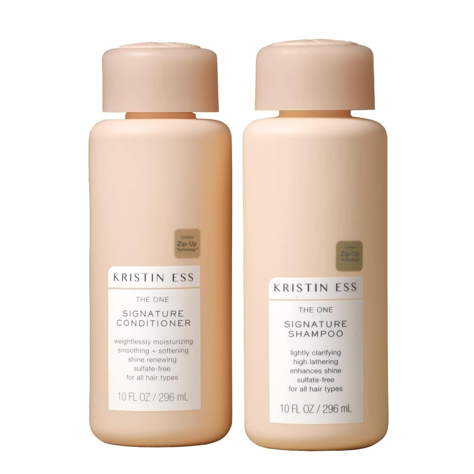Kristin Ess front packaging showing set and benefits for salon-like results