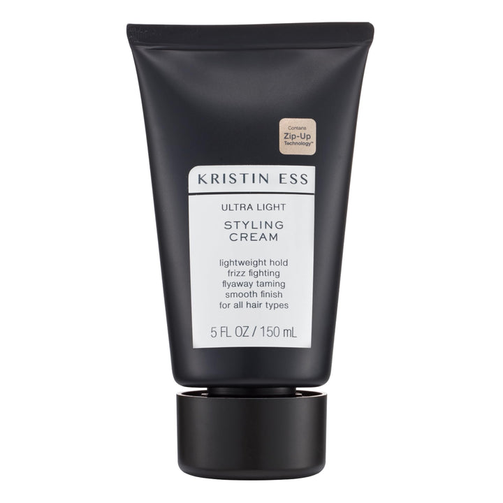 Kristin Ess front packaging showing product and benefit of lightweight control