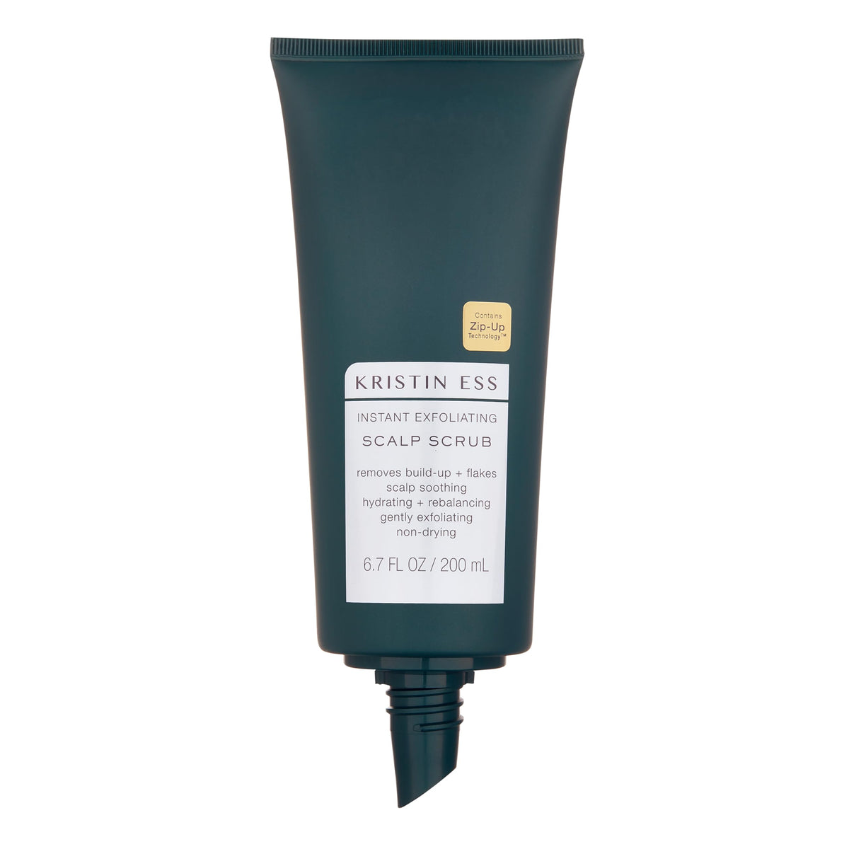 Kristin Ess being applied to wet hair in shower to remove build-up effectively