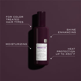 Kristin Ess applied to wet hair before blowdry showing frizz control benefit
