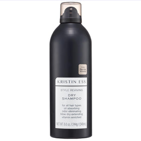 Kristin Ess front packaging showing jumbo spray bottle and benefits
