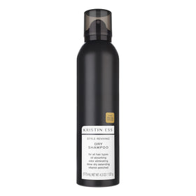 Kristin Ess powder texture at roots demonstrating oil absorption and volume