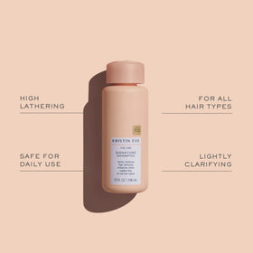 Kristin Ess conditioner cream texture showing hydration and detangling power