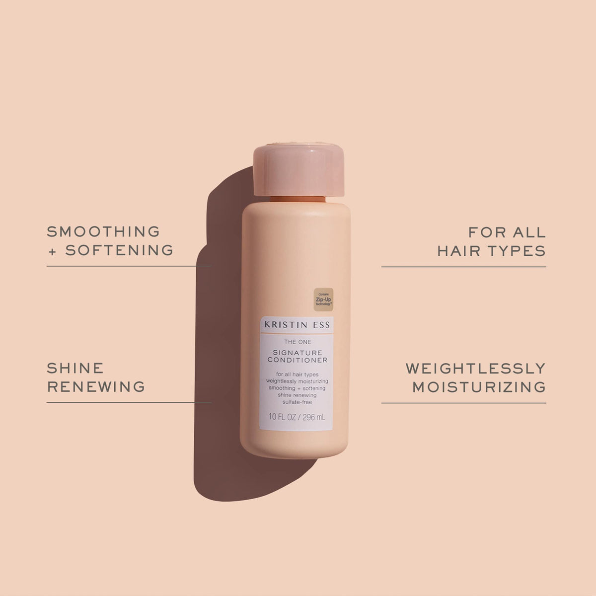 Kristin Ess shampoo texture lather demonstrating gentle cleansing and shine