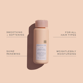 Kristin Ess shampoo texture lather demonstrating gentle cleansing and shine