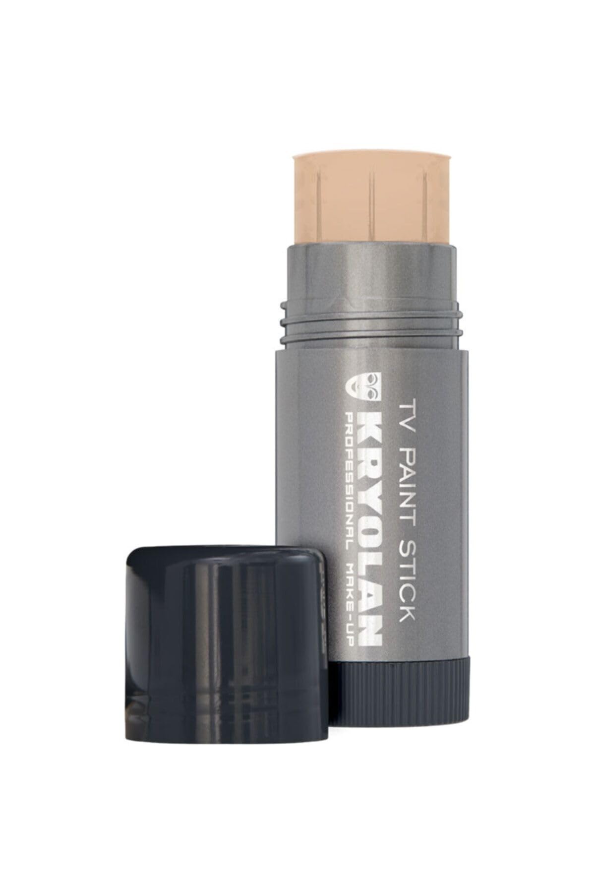Kryolan TV Paint Stick front view showing packaging and professional branding benefit