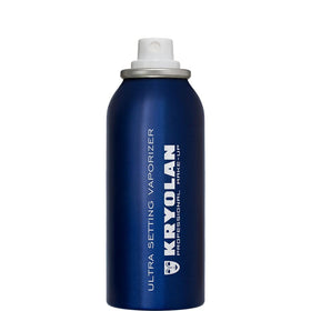 Kryolan Ultra Setting Vaporizer fine mist being sprayed for longwear makeup hold