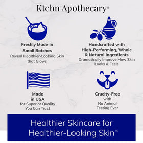 Ktchn Apothecary small-batch label closeup showing handcrafted quality