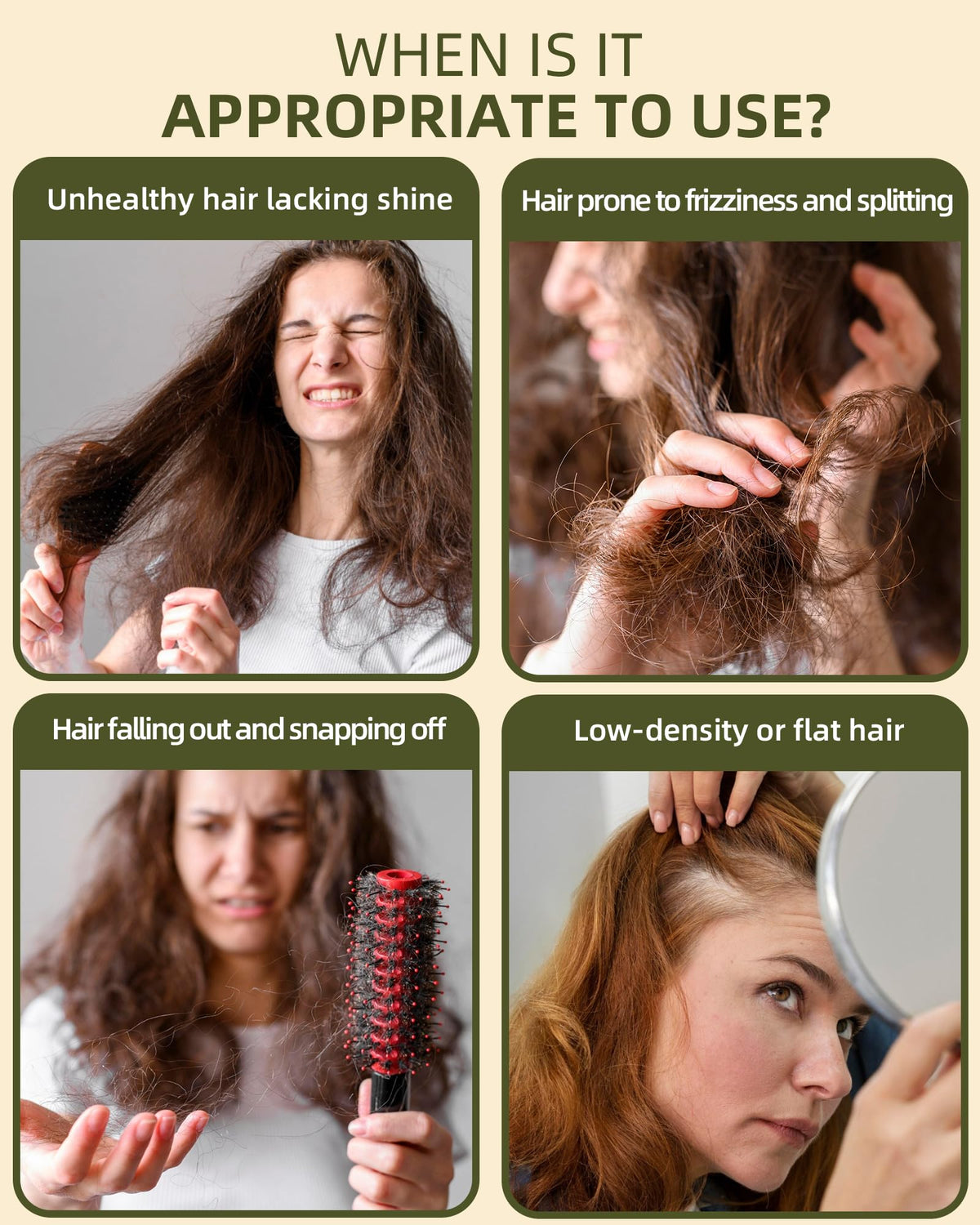 Ktintar model's smooth shiny hair after Batana oil use