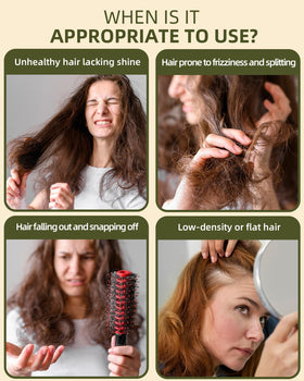 Ktintar model's smooth shiny hair after Batana oil use