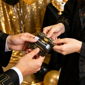 Kuabiz party table favors displayed for easy ceremony distribution