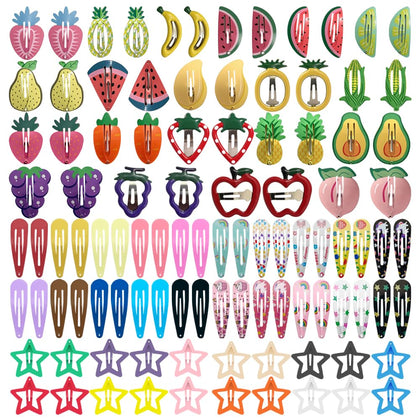 KUBOM front packaging showing 100 colorful clips, great for party packs