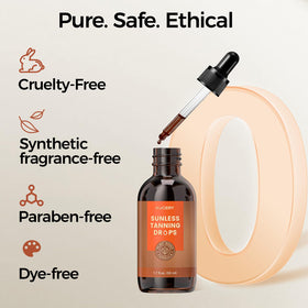 KUCERY used on legs, illustrating full-body bronzing and streak-free result