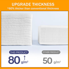 KUKEO fabric texture detail highlighting lint-free fibers and absorbency benefit
