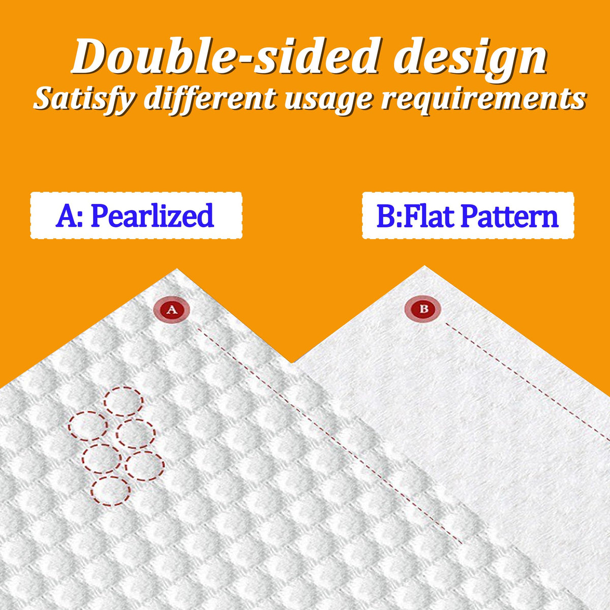 KUKEO towel in hand demonstrating 7.88 by 7.88 size and coverage