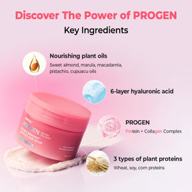KUNDAL applying mask to hair strand for visible smoothing and manageability