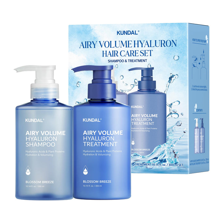 KUNDAL front packaging showing both bottles and clear product benefits