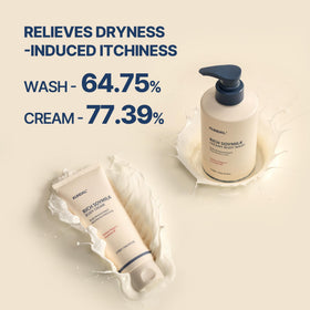 KUNDAL body cream jar held to show size and rich moisturizing benefit