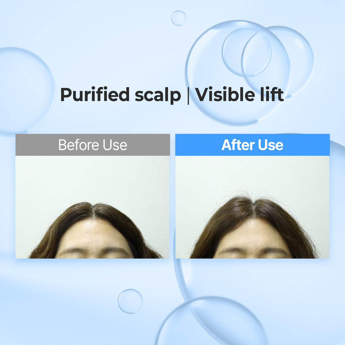 KUNDAL label closeup showing hyaluron and blue marine complex benefits