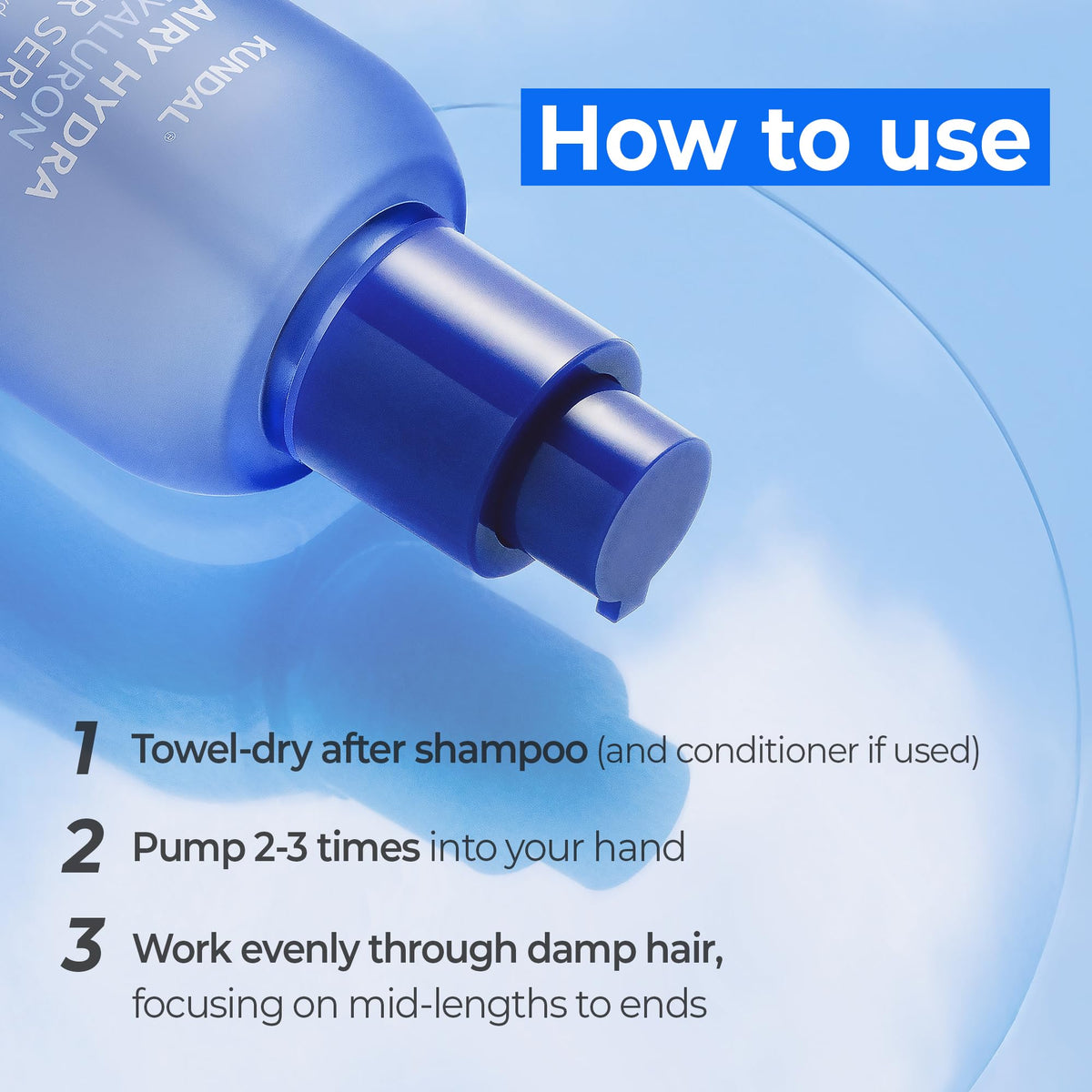 KUNDAL bottle on bathroom shelf suggesting daily routine convenience