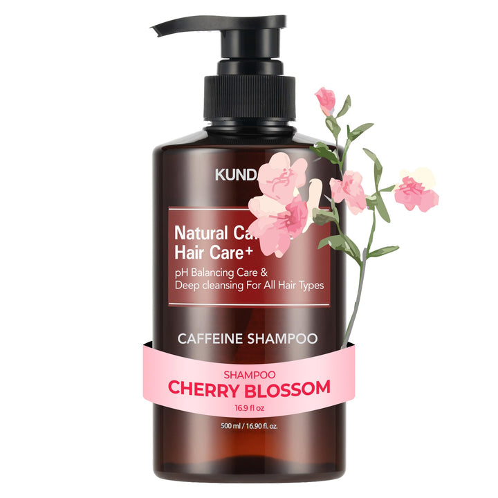 KUNDAL front bottle view showcasing elegant cherry blossom packaging and premium look