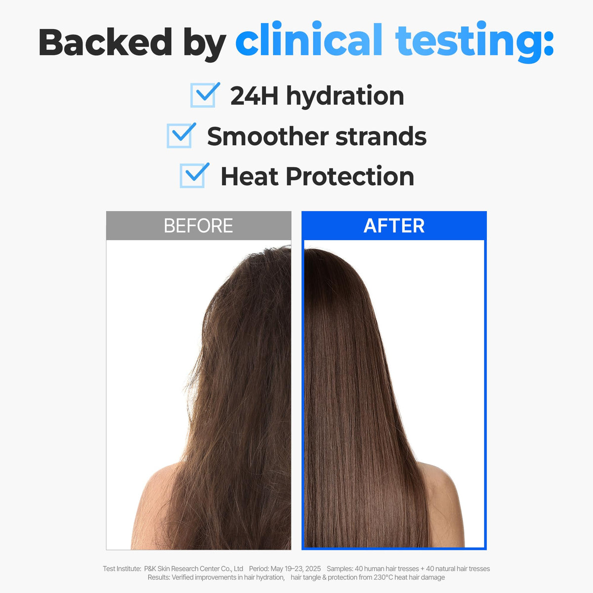 KUNDAL close-up label detailing hyaluronic, panthenol, trehalose benefits