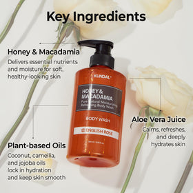 KUNDAL creamy lather texture on palm for soft, lasting moisture