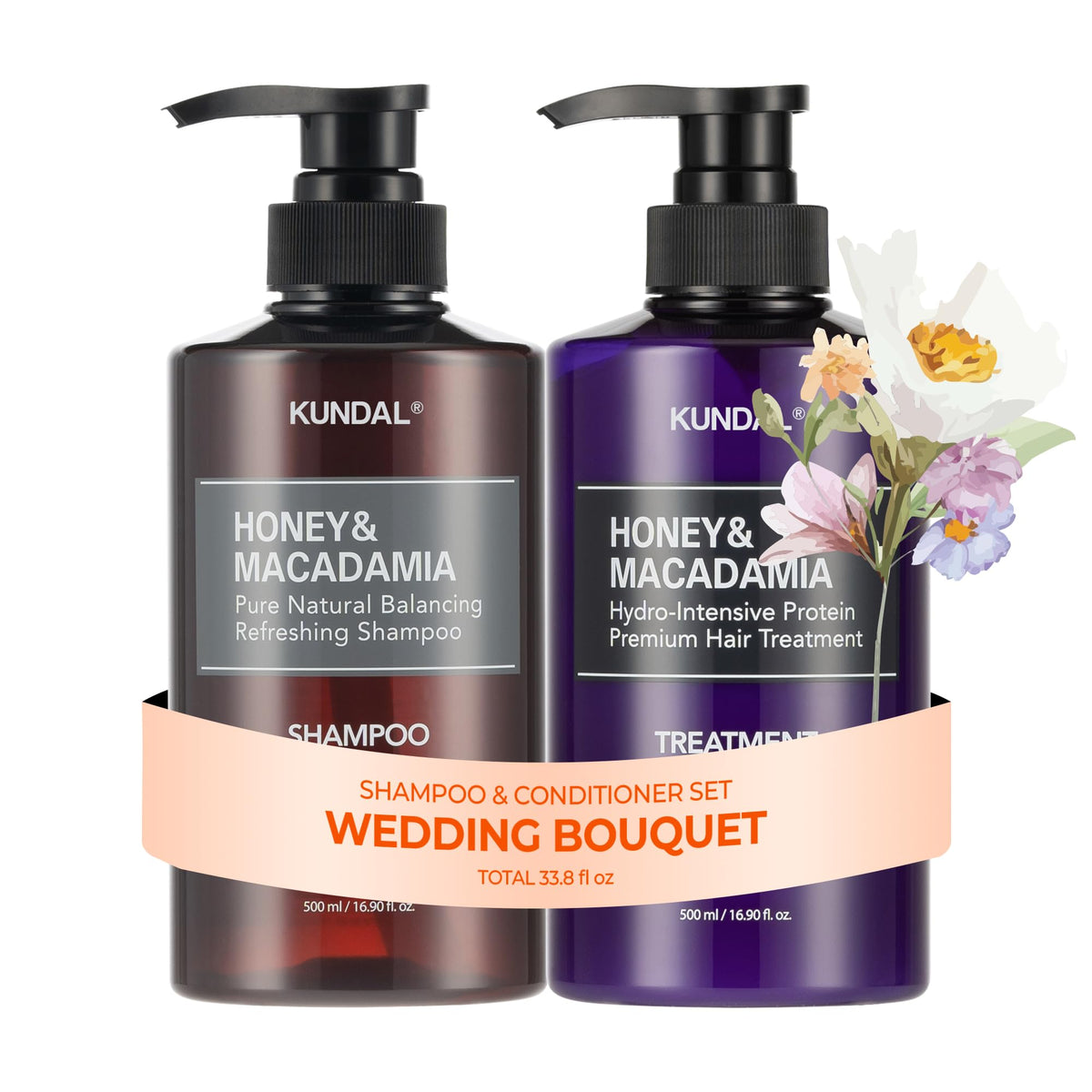 KUNDAL front packaging showing honey and macadamia benefits