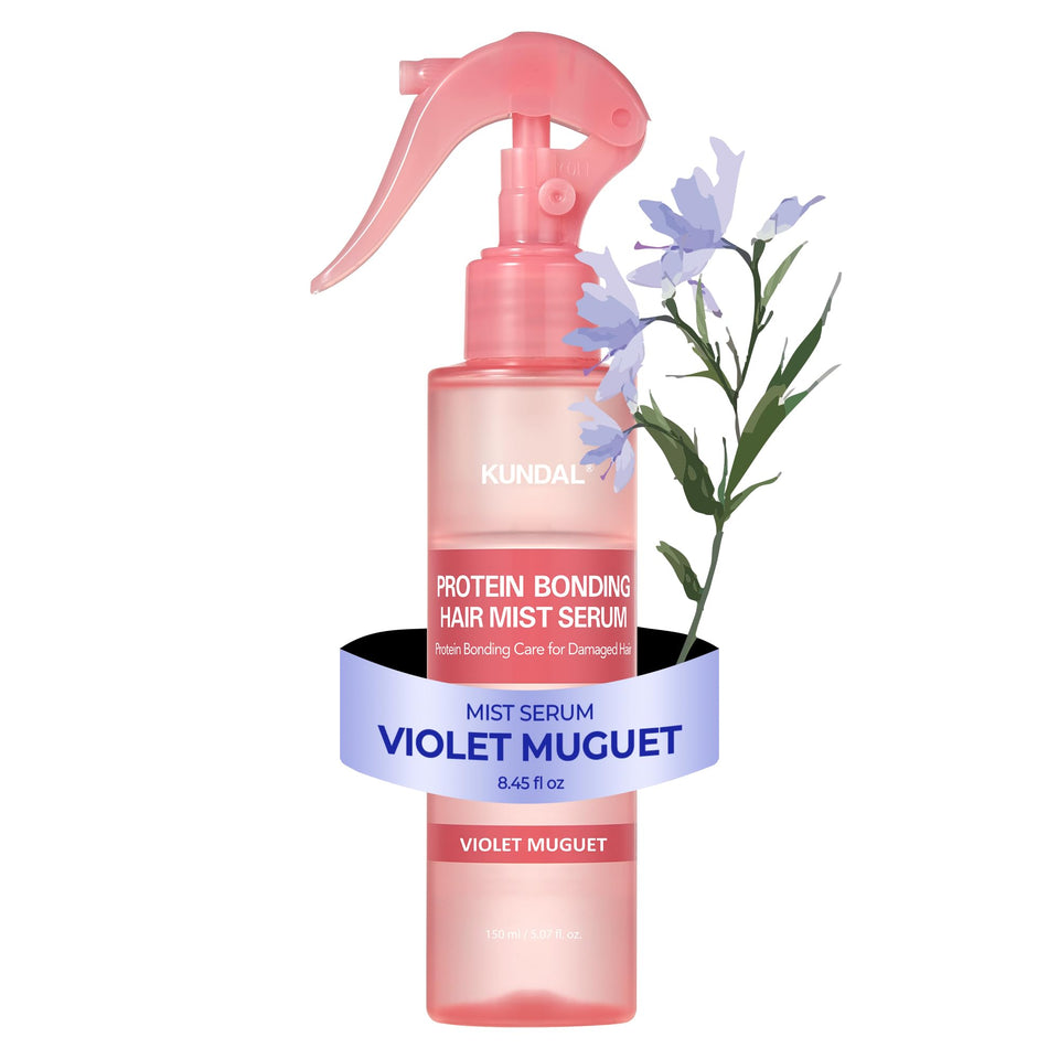 KUNDAL front packaging showing bottle and violet muguet scent for daily protection