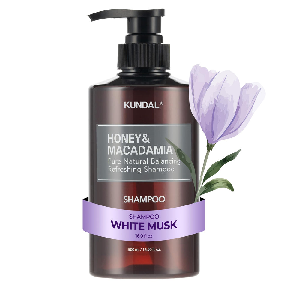 KUNDAL front packaging showing 16.9 fl oz bottle and elegant label benefits