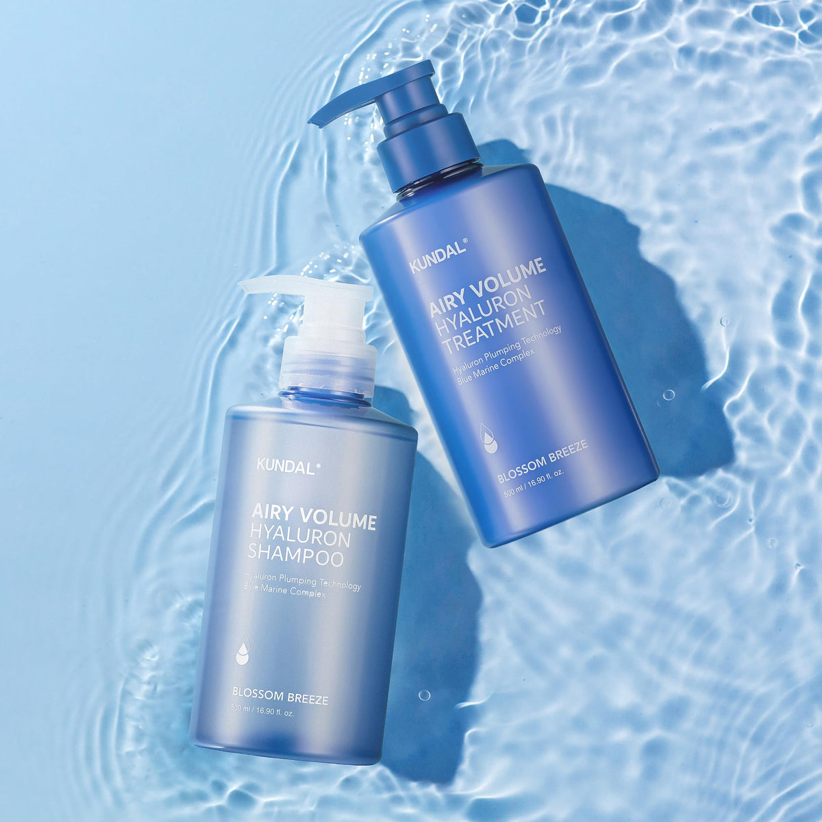KUNDAL conditioning mask applied to hair for smoothness and detangling