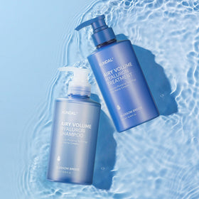 KUNDAL conditioning mask applied to hair for smoothness and detangling