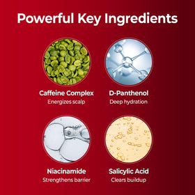 KUNDAL in-shower shot with menthol-rich bubbles for cooling scalp benefit