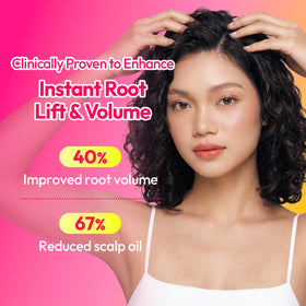 KUNDAL before and after hair comparison showing fuller-looking results